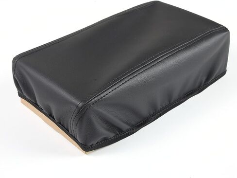 Center Console Armrest Cover for Subaru Outback 2010 2011 2012 2013 2014 Accessories, Leather Armrest Lid Cushion Pad, Armrest Seat Box Cover Mat (Black) in Saudi Arabia