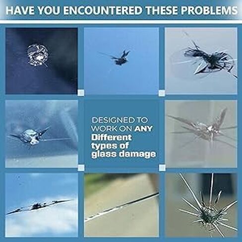 طقم إصلاح الزجاج الأمامي Vonder ، طقم إصلاح Car Glass Windshield Crack | إصلاح الرقائق والشقوق بسرعة | Nano Tech للإصلاحات غير المرئية ، طويلة الأمد | استعادة وضوح وقوة زجاج السيارات in Kuwait