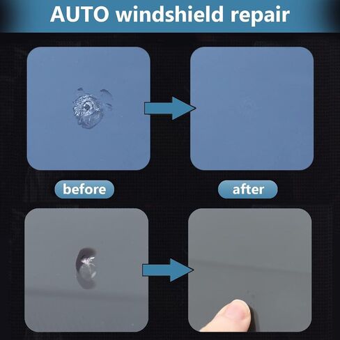 طقم إصلاح الزجاج الأمامي Vonder ، طقم إصلاح Car Glass Windshield Crack | إصلاح الرقائق والشقوق بسرعة | Nano Tech للإصلاحات غير المرئية ، طويلة الأمد | استعادة وضوح وقوة زجاج السيارات in Kuwait