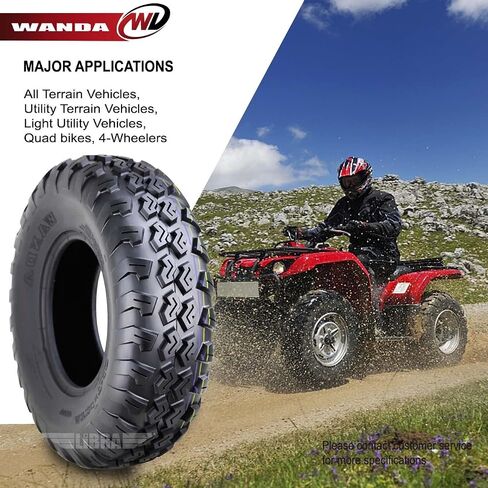 WANDA Set 2 ATV Tires 21x7-10 21x7x10 P3018 fit for Honda TRX 200 250 300 400 450 front in Saudi Arabia