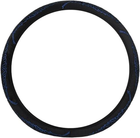 Bling Car Steering Wheel Cover, Crystal Rhinestones 15 Inch Vehicle Protector, Diamond Sparkling Automotive Protective Guard Accessories, Universal for SUV, Sedan, Truck (Multicolor) in Saudi Arabia