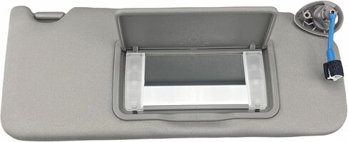 Pair of Left and Right Sun Visor with Holders for Honda Accord 2008-2012 with Light Sunroof Interior Sunshade Replacement (Gray) in Kuwait