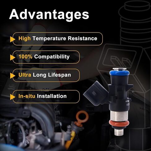 IWP069 Fuel Injectors 4 PCS Compatible with Mercruiser MAG V8 V6 861260T in Kuwait
