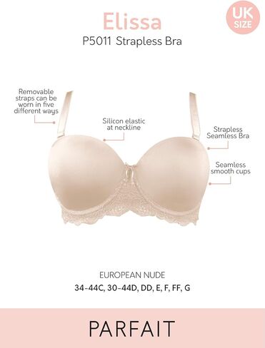 Parfait Women's P5011 Elissa Brandless Multi-Way Underwire Bra in Kuwait