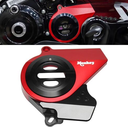 for MONKEY125 DAX ST-125 monkey125 dax st-125 CNC Front Sprocket Cover Protector Modified Chain Decorative Cover Front Chain Protection Cover Chain Cover (Blue) in Saudi Arabia