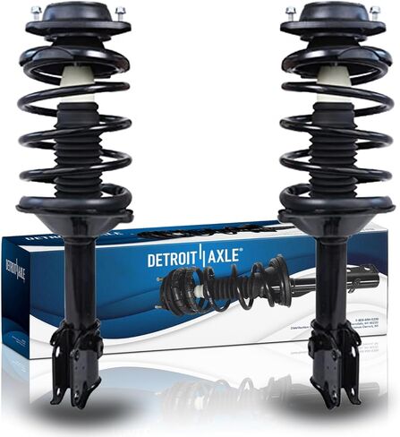Detroit Axle - 2pc Front Struts for 1998-2002 Subaru Forester 1999 2000 2001, 2 Struts with Coil Spring Assembly Replacement Suspension Ready Shocks in Saudi Arabia