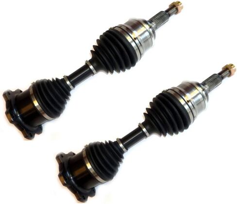 DTA GM61126112 front Left Right Pair - 2 New Premium CV Axles compatible with Chevrolet Silverado, Suburban, Tahoe; GMC Yukon, Sierra - 1500 Series Only in Saudi Arabia
