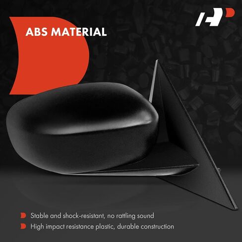 A -Premium Side Power Power Mirror - متوافقة مع Dodge Charger 2006 2007 2008 2008 2010 - مرآة الرؤية الخلفية غير المليئة غير المليئة - استبدال# 4806156AD in Saudi Arabia