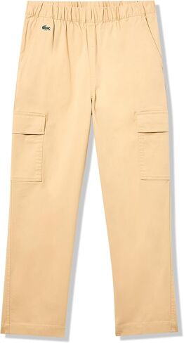 Lacoste Boys' Lightweight Gabardine Cargo Pants in Saudi Arabia