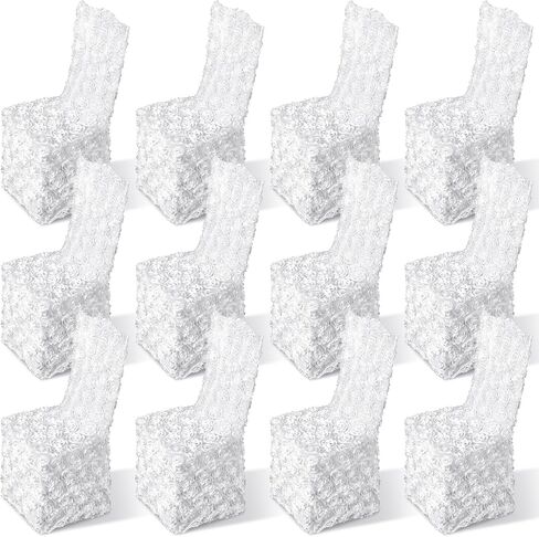 Moukeren 1 PCS ROSETTE WHITE ROSTER CORD COVER SATIN ROSETTE WHITE Stretch Lanquet SPANDEX CORDER CORCH FOR WELDEN in Kuwait