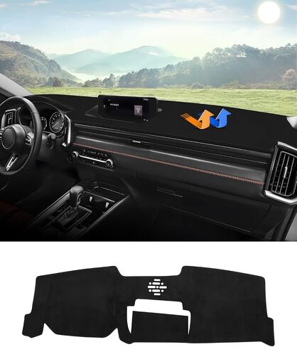 Autorder Dashboard Cover Mat for Mazda 3 2019-2025 Accessories Dash Cover Flannel Dash Mat Sunshade Glare UV Rays Protector (Without HUD) in Saudi Arabia