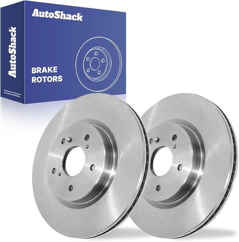 AutoShack Front Brake Rotors | Replacement For 2017-2025 Honda CR-V 2018-2024 Accord 2022-2025 Civic 2023-2025 HR-V 2023-2025 Acura Integra 1.5L 2.0L 2.4L AWD FWD | 2-PC Set in Saudi Arabia