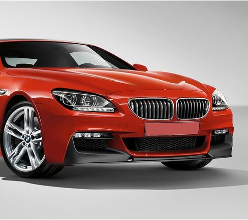 W-Power ، ملحقات شفة ومتوسطة الجانبية من 10 قطع ، توافق توافق مع 2012-2018 BMW 640i 650i F06 F12 M-Sport ، Front Lip Spoiliter ABS (ألياف الكربون مرسومة) in Saudi Arabia