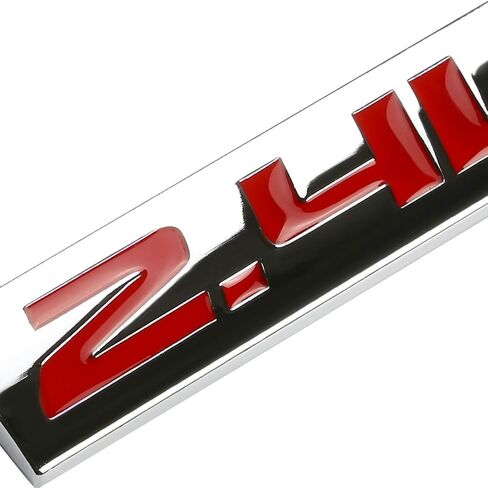 سلالة أوتتو كروم تشطيب الشارة المعدنية 2.4L شارة ، (رسالة حمراء) in Saudi Arabia