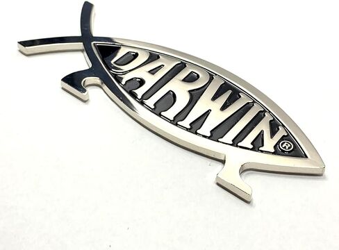 Metal Darwin Fish Car Emblem in Saudi Arabia