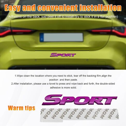 2PCS Sport Edition Emblem Scal ، ملصق شارة Metal Fender Fender 3D ، تخصيص شارة غطاء محركيات أمامي مع مادة لاصقة قوية ، ملحق للسيارة للسيارة (Silver) (Silver) in Saudi Arabia