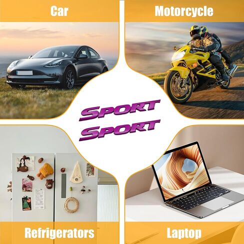 2PCS Sport Edition Emblem Scal ، ملصق شارة Metal Fender Fender 3D ، تخصيص شارة غطاء محركيات أمامي مع مادة لاصقة قوية ، ملحق للسيارة للسيارة (Silver) (Silver) in Saudi Arabia