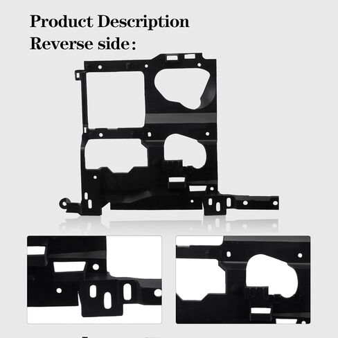 Perfit Liner Left & Right Headlight Bracket Compatible with 1999-2007 Chevy Silverado Suburban Tahoe / GMC Sierra Yukon XL 1500 2500 3500 GM1221121 GM1221122 in Kuwait