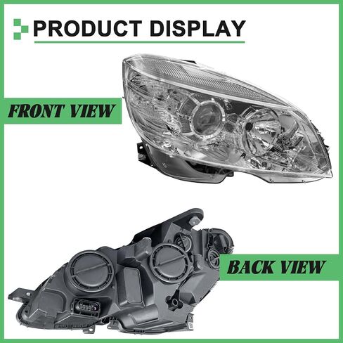 مجموعة المصابيح الأمامية لـ Mercedes Benz W204 C Class Headlamp C300 C230 C350 2008 2009 2010 2011 (جانب الركاب الأيمن) in Kuwait