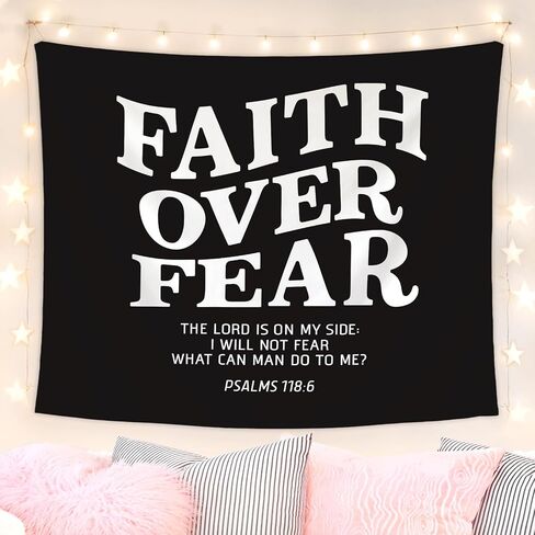 Lacama Black Inspirational Christian Tapestry, Bible Tapestry Decor for Bedroom College Dorm Apartment, College Dorm Decor,Christian Gifts for Women, 50x60 Inches in Saudi Arabia
