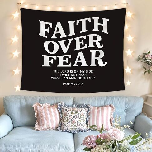 Lacama Black Inspirational Christian Tapestry, Bible Tapestry Decor for Bedroom College Dorm Apartment, College Dorm Decor,Christian Gifts for Women, 50x60 Inches in Saudi Arabia