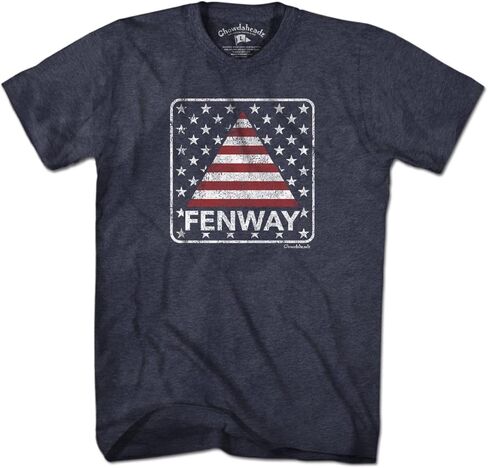 Chowdaheadz Fenway Stars & Stripes T-Shirt - Unisex Vintage Tee Soft Cotton Blend in Saudi Arabia
