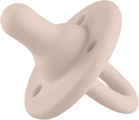 Lee Lee and Me Paci - Sky Color - 100% Medical Grade Silicone Pacifier Breast-Like Nipple Design for Better Latch - Size 0-18 Months in Saudi Arabia