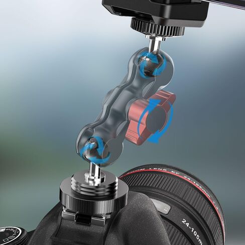 كاميرا SOH Hot Shoe Holder Mount ، محول ترايبود ترايبود مرن مع حذاء بارد لضوء LED للميكروفون لجهاز iPhone 16/15/14/13 in Kuwait