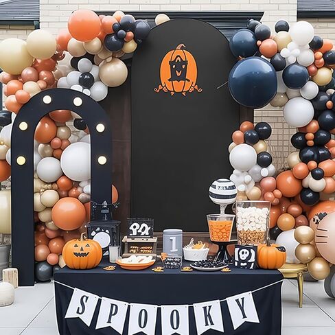 قوس الخلفية الوقوف في الهواء الطلق ، 6.6 قدم+5.5 قدم خلفية وردية الظهر الإطار مع الأضواء ، 2 مجموعة جولة أعلى صورة مقدمة in Kuwait