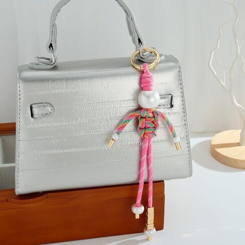 WOWORAMA Teacher Keychain Bag Charm Cute Apple Pencil Purse Charm Keyring Teacher Appreciation Key Chains with Ruler Palette Charms Accessories in Saudi Arabia