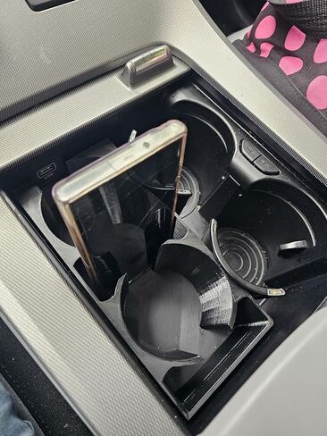 حامل كأس مزدوج متوافق مع 2019-2025 Hyundai Palisade منظم Tray Cubby Console in Saudi Arabia