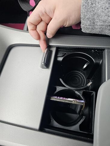 حامل كأس مزدوج متوافق مع 2019-2025 Hyundai Palisade منظم Tray Cubby Console in Saudi Arabia