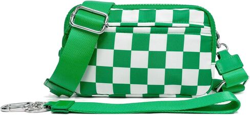 Gold Blush DualMode 2 in 1 Wallet – Nylon Wristlet & Crossbody Bag for Women, Fits Most Smartphones in Saudi Arabia