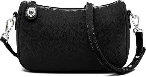 Crossbody Bags for Women, Genuine Leather Shoulder Bag Large Capacity Handbags with Strap in Kuwait