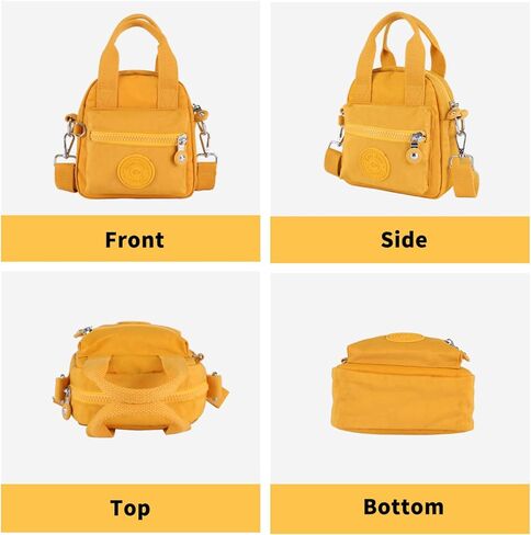 أكياس كروس للنساء حقيبة حمل صغيرة مقاومة للماء مع حقيبة كتف كاتول عبر الهاتف المحمول متعددة الجيوب in Kuwait