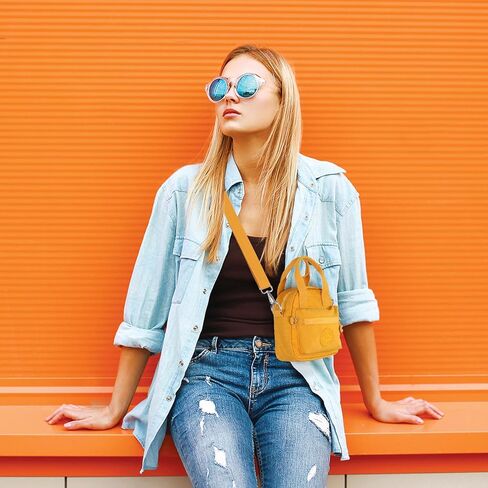 أكياس كروس للنساء حقيبة حمل صغيرة مقاومة للماء مع حقيبة كتف كاتول عبر الهاتف المحمول متعددة الجيوب in Kuwait