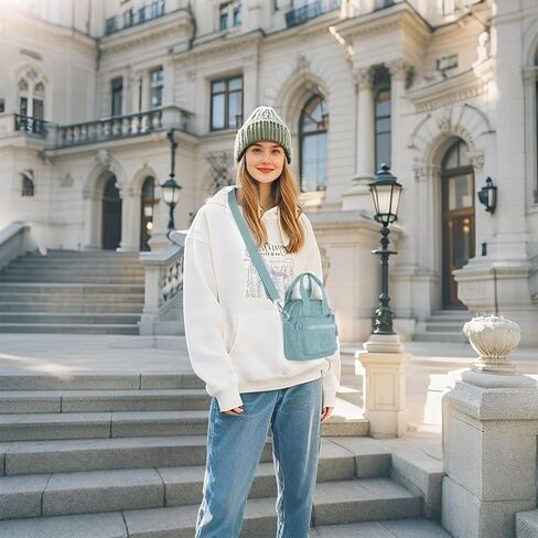 أكياس كروس للنساء حقيبة حمل صغيرة مقاومة للماء مع حقيبة كتف كاتول عبر الهاتف المحمول متعددة الجيوب in Kuwait