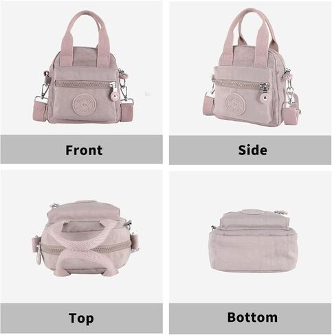 أكياس كروس للنساء حقيبة حمل صغيرة مقاومة للماء مع حقيبة كتف كاتول عبر الهاتف المحمول متعددة الجيوب in Kuwait