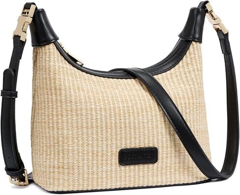 BOSTANTEN Straw Crossbody Bags for Women Raffia Clutch Shoulder Purse Handbags for Beach, Vacation, Daily Use in Kuwait