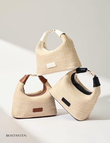 BOSTANTEN Straw Crossbody Bags for Women Raffia Clutch Shoulder Purse Handbags for Beach, Vacation, Daily Use in Kuwait