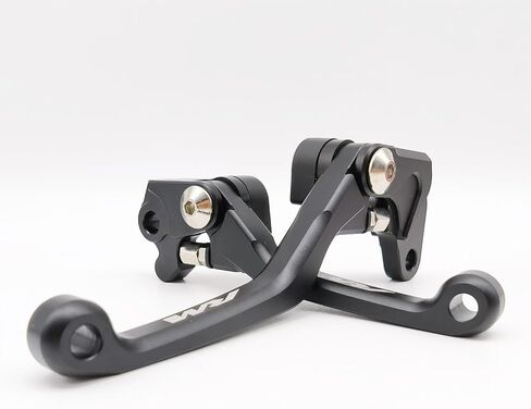 Motorcycle Brake Clutch Lever Handle CNC Aluminum Pivot for RM85 2005-2021 RM125/250 1996-2008 RM 85 125 250 Dirt Pit Bike Motocross Motorbike (Black_Matte, RM85 2005-2021 | RM125/250 2004-2008) in Saudi Arabia
