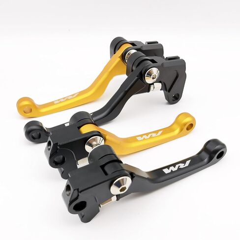 Motorcycle Brake Clutch Lever Handle CNC Aluminum Pivot for RM85 2005-2021 RM125/250 1996-2008 RM 85 125 250 Dirt Pit Bike Motocross Motorbike (Black_Matte, RM85 2005-2021 | RM125/250 2004-2008) in Saudi Arabia