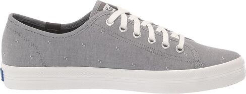 Keds Women's Kickstart Lace Up Canvas Sneaker ، White ، Size 6 in Kuwait