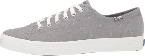 Keds Women's Kickstart Lace Up Canvas Sneaker ، White ، Size 6 in Kuwait