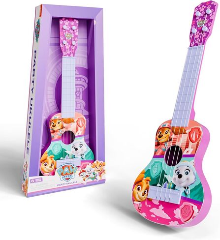 Lollipop Baby Shark Ukulele Guitar Toy, 4 String Mini Guitar Musical Instrument, Educational Learning Toy, Can Play with Strap or Picks - Great for Beginner in Saudi Arabia