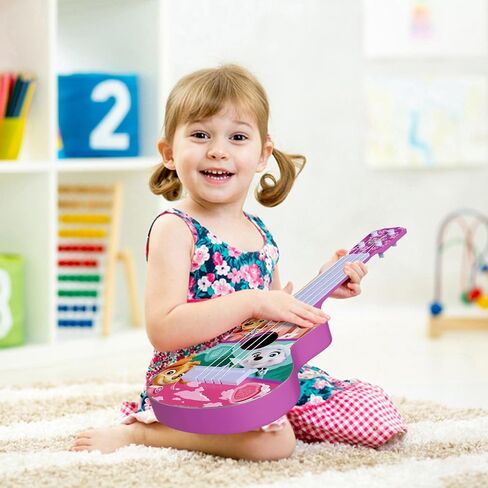 Lollipop Baby Shark Ukulele Guitar Toy, 4 String Mini Guitar Musical Instrument, Educational Learning Toy, Can Play with Strap or Picks - Great for Beginner in Saudi Arabia
