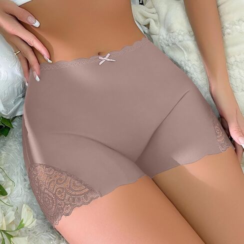 Women's Shapewear Bottoms Panty Stretch Comfy Body Shaping Simplicity Underwear Boyshorts Mid Rise Boxer Briefs in Saudi Arabia