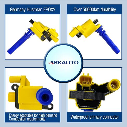 PERFORMANCE IGNITION COIL 56028394AB UF378 SET OF 8 COMPATIBLE WITH CHRYSLER 300 COMPATIBLE WITH DODGE Durango Magnum Ram 1500 2500 3500 FOR JEEP Grand Cherokee 5.7 V8 in Saudi Arabia