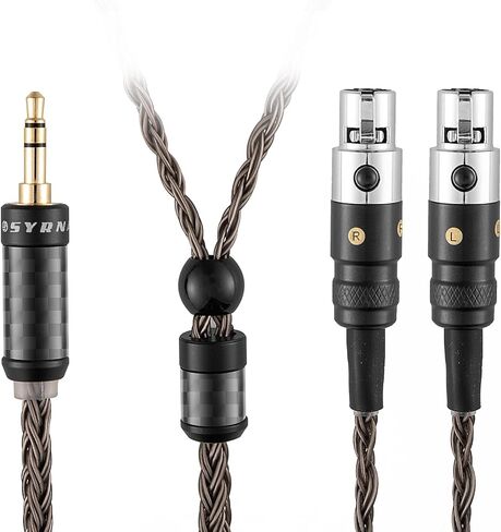 4.4mm Balanced Cable Compatible with Audeze LCD-2, LCD-4, LCD-3, LCD-X, LCD-XC, MM-500 Headphone for MEZE Empyrean, Elite, Kennerton Thror, Thekk (with 4.4mm Balanced, 2Meters 6.5Ft) in Saudi Arabia