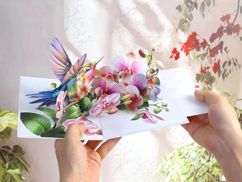 بطاقة عيد ميلاد مع الورود - بطاقات عيد ميلاد سعيد للنساء ، مثالية لإضافة لمسة من جمال الأزهار إلى رسائلك ، بطاقة عيد الحب ، بطاقة لأي مناسبة in Kuwait